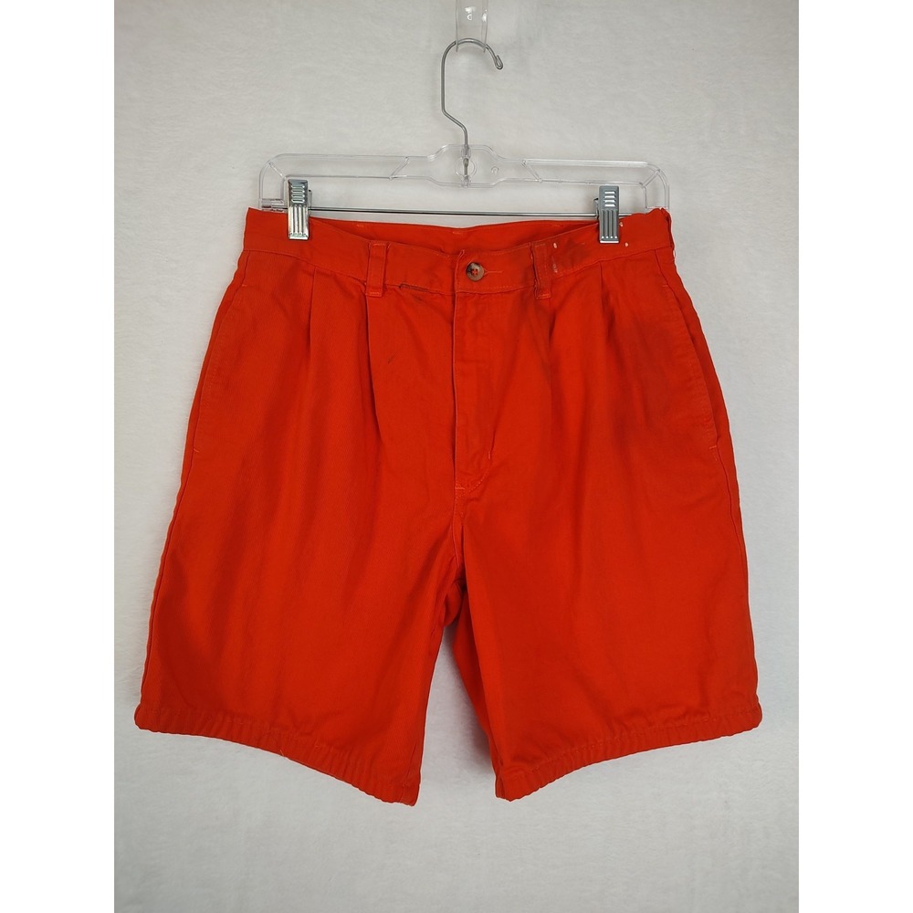 Duck Head Pleated Shorts Orange Casual‎ Everyday Size Unknown